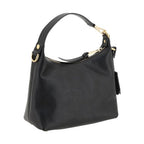 Versace Black Calf Leather Bos Taurus Handbag