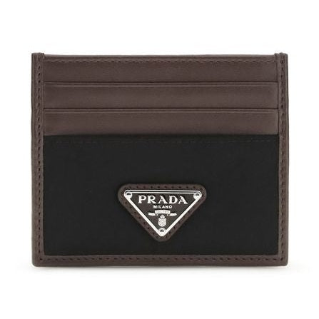 Prada Brown Calf Leather Bos Taurus Wallet