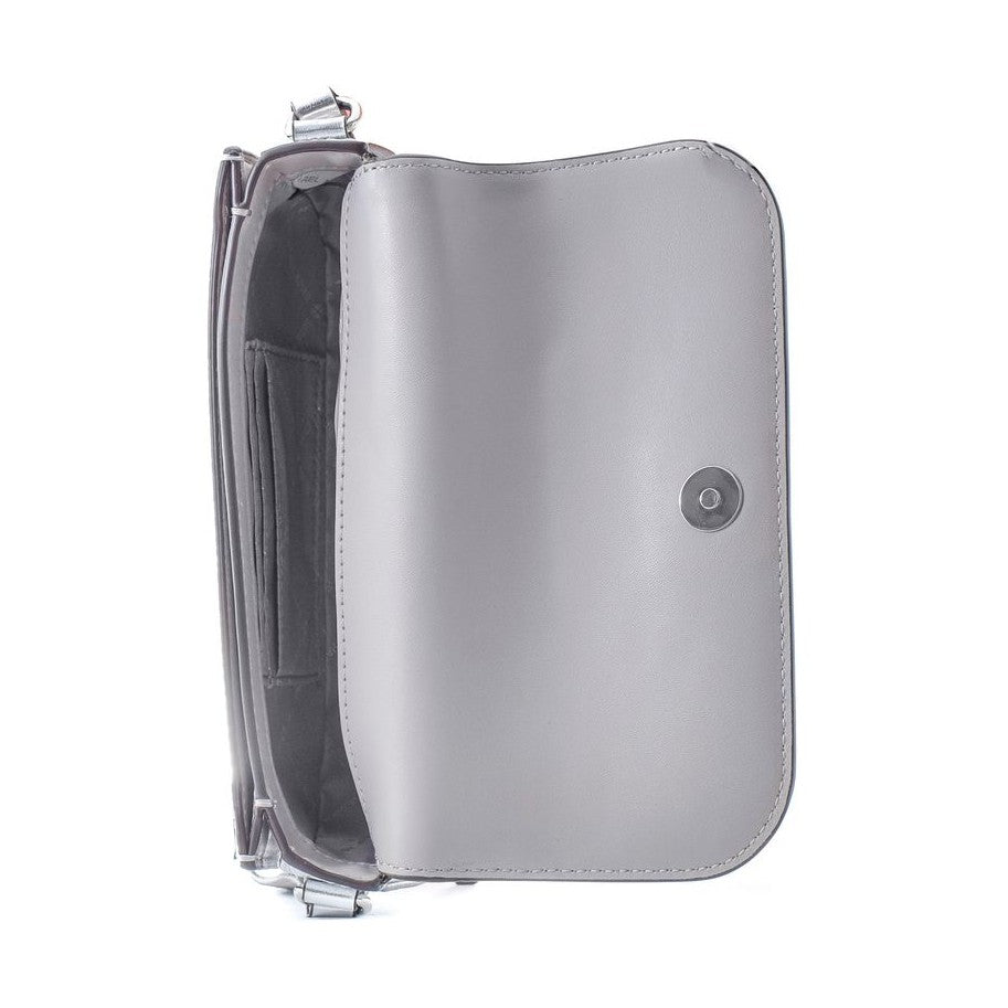 Michael Kors Gray Leather Shoulder Bag