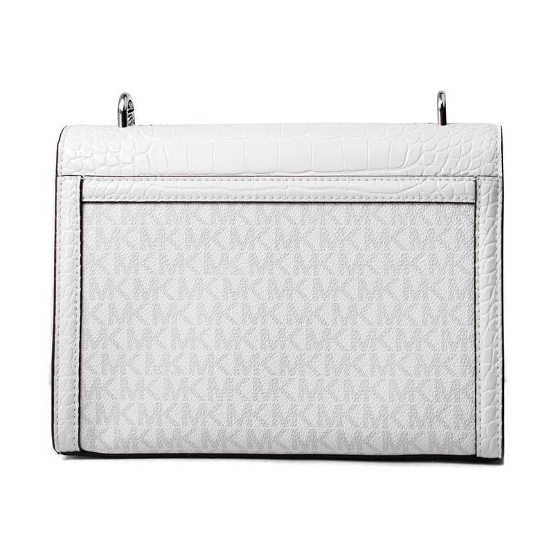 Michael Kors White Canvas Crossbody Bag