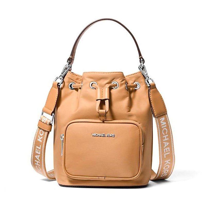 Michael Kors Brown Nylon Backet Bag