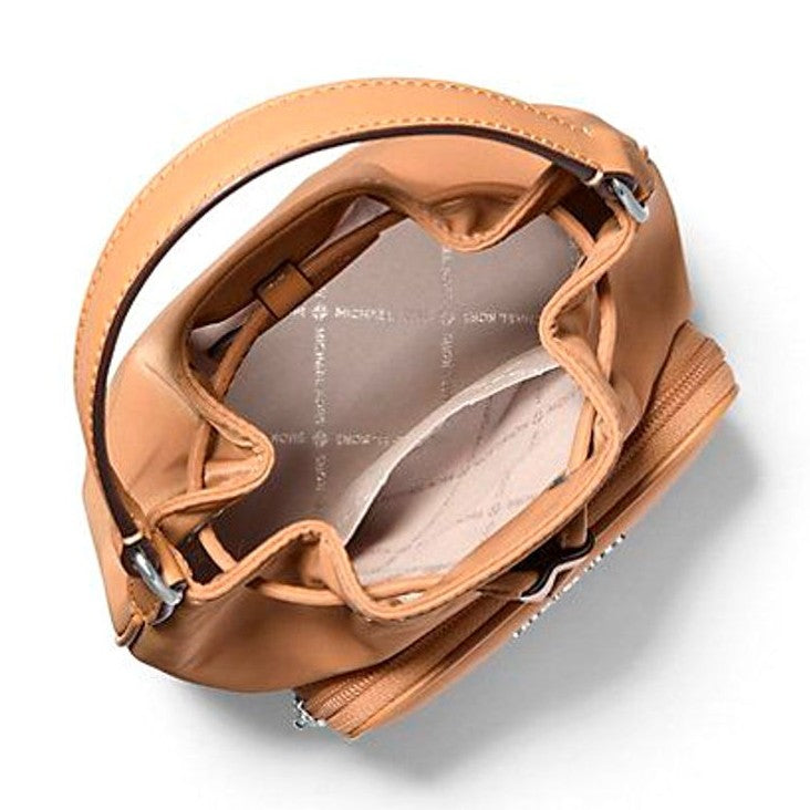 Michael Kors Brown Nylon Backet Bag