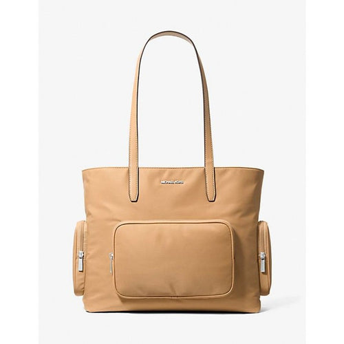 Michael Kors Brown Nylon Tote Bag