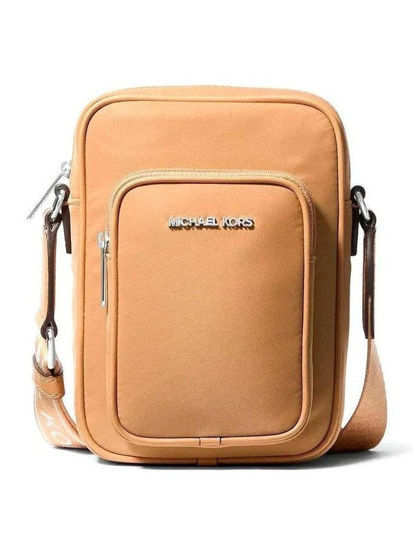 Michael Kors Brown Nylon Crossbody Bag