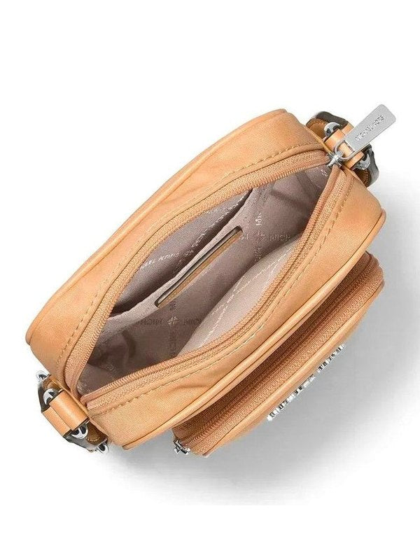 Michael Kors Brown Nylon Crossbody Bag