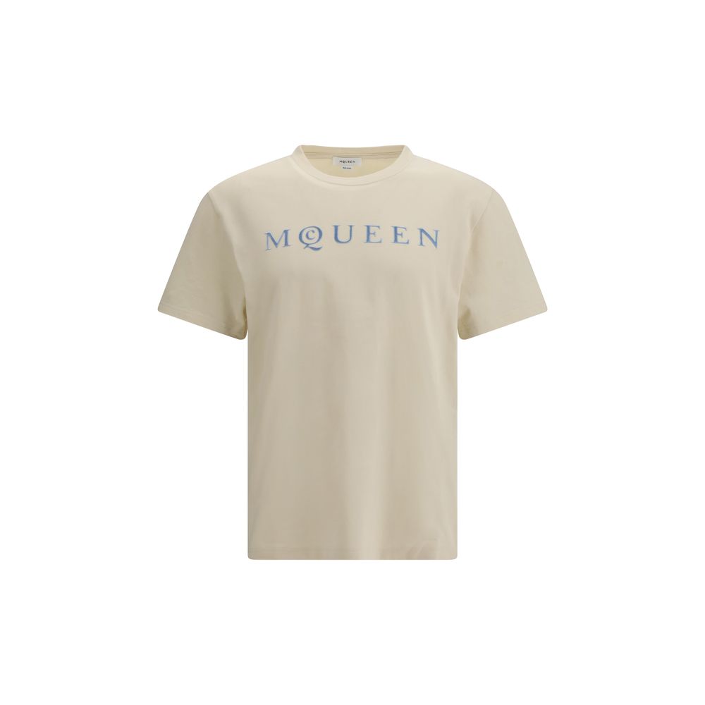 Alexander McQueen Beige Cotton T-Shirt