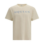 Alexander McQueen Beige Cotton T-Shirt
