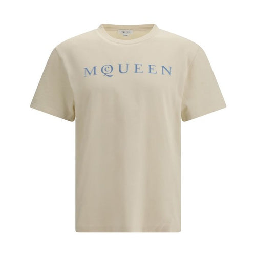 Alexander McQueen Beige Cotton T-Shirt