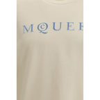 Alexander McQueen Beige Cotton T-Shirt
