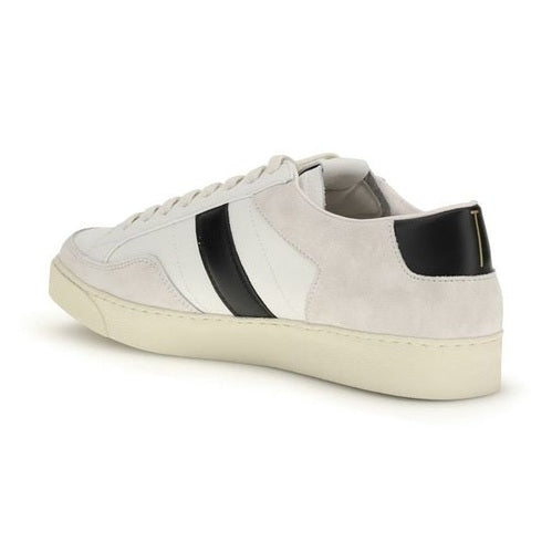 Tom Ford White Calf Leather Bos Taurus Sneakers