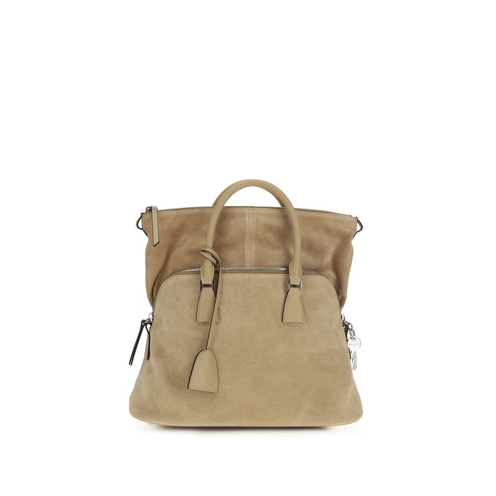 Maison Margiela Beige Calf Leather Bos Taurus Shoulder Bag