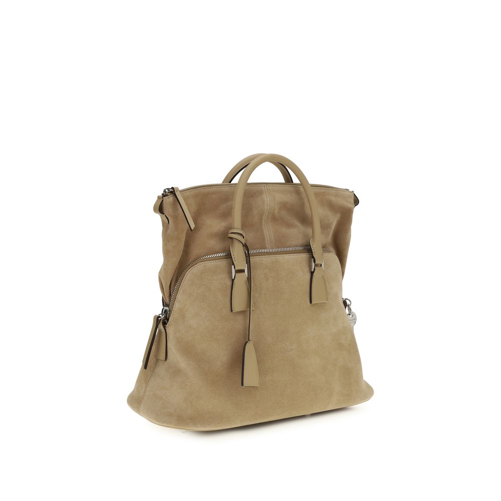 Maison Margiela Beige Calf Leather Bos Taurus Shoulder Bag