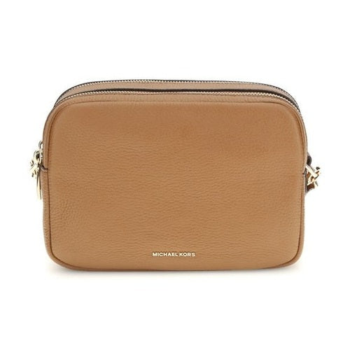 Michael Kors Brown Calf Leather Bos Taurus Shoulder Bag