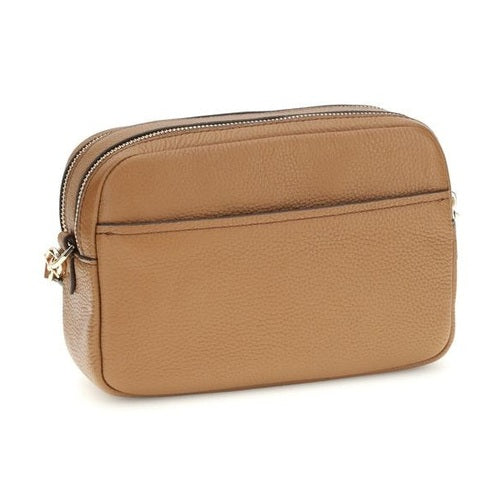 Michael Kors Brown Calf Leather Bos Taurus Shoulder Bag