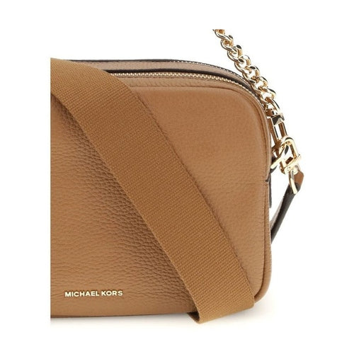 Michael Kors Brown Calf Leather Bos Taurus Shoulder Bag