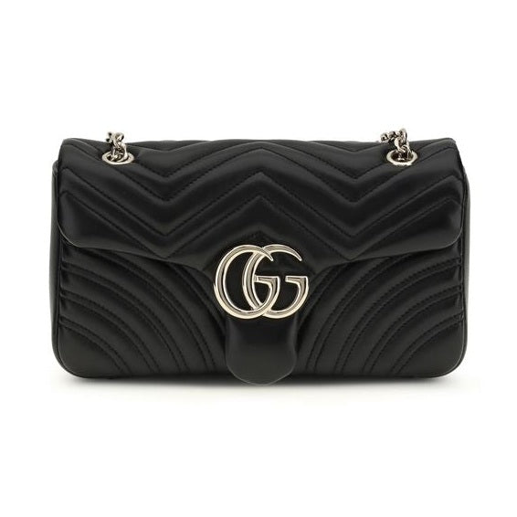 Gucci Black Calf Leather Bos Taurus Shoulder Bag