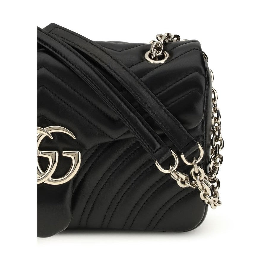 Gucci Black Calf Leather Bos Taurus Shoulder Bag