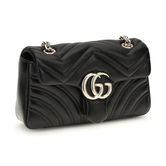 Gucci Black Calf Leather Bos Taurus Shoulder Bag