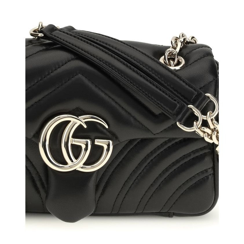 Gucci Black Calf Leather Bos Taurus Shoulder Bag