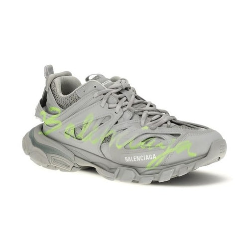 Balenciaga Gray Polyester Athletic Sneakers