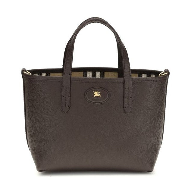 Burberry Beige Calf Leather Bos Taurus Shoulder Bag