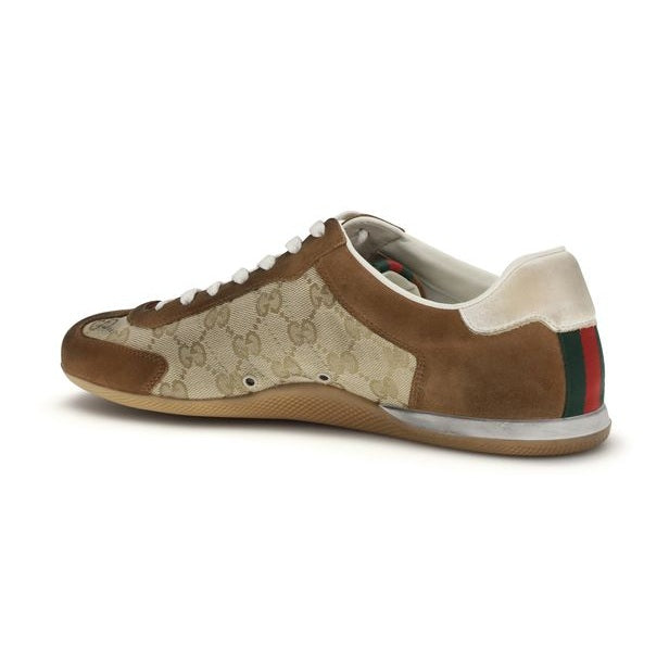 Gucci Brown Calf Leather Bos Taurus Sneakers