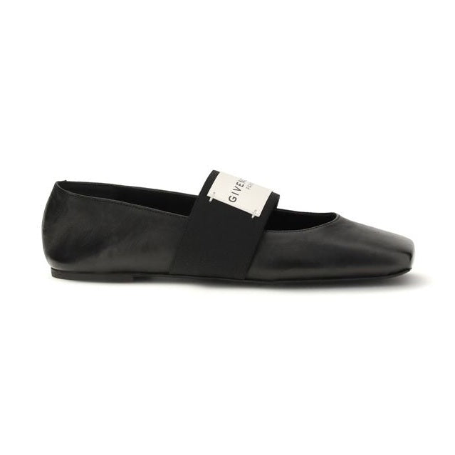 Givenchy Black Lamb Ovis Aries Aries Ballet Flats