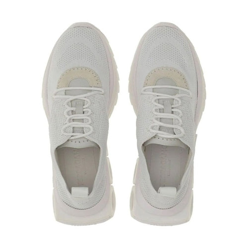 Salvatore Ferragamo White Nylon Athletic Sneakers