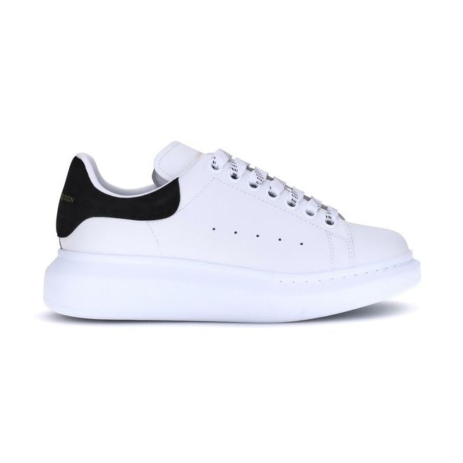 Alexander McQueen White Calf Leather Bos Taurus Platform Sneakers