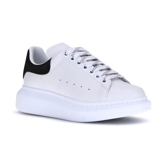 Alexander McQueen White Calf Leather Bos Taurus Platform Sneakers