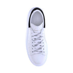 Alexander McQueen White Calf Leather Bos Taurus Platform Sneakers