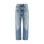 Versace Blue Cotton Jeans Denim