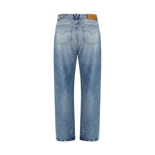 Versace Blue Cotton Jeans Denim
