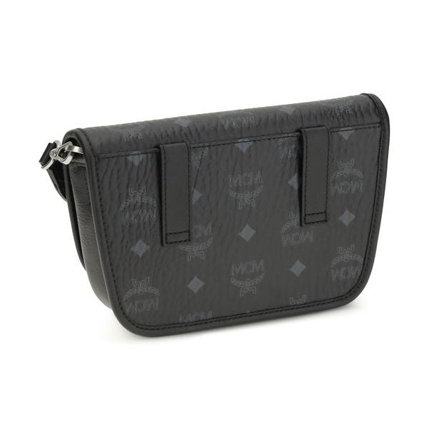 MCM Black Fabric Shoulder Bag