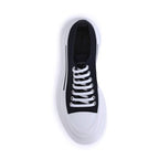 Alexander McQueen Black Canvas Chunky Sneakers
