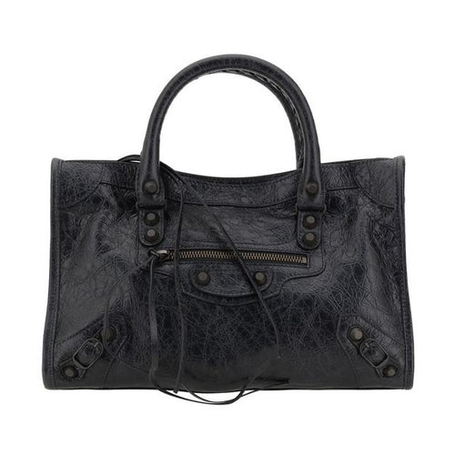 Balenciaga Black Calf Leather Bos Taurus Shoulder Bag