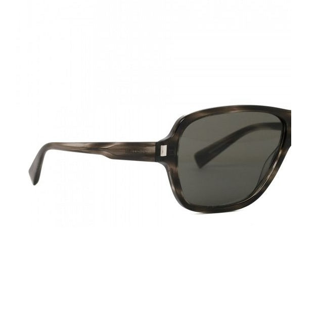 Saint Laurent Gray Acetate Sunglasses