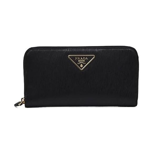 Prada Black Calfskin Wallet