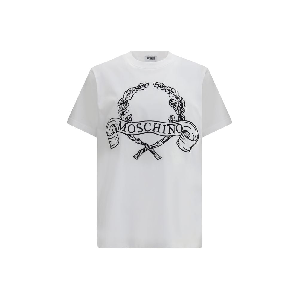 Moschino White Cotton T-Shirt
