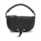 Chloé Black Calf Leather Bos Taurus Shoulder Bag