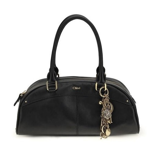 Chloé Black Calf Leather Bos Taurus Handbag