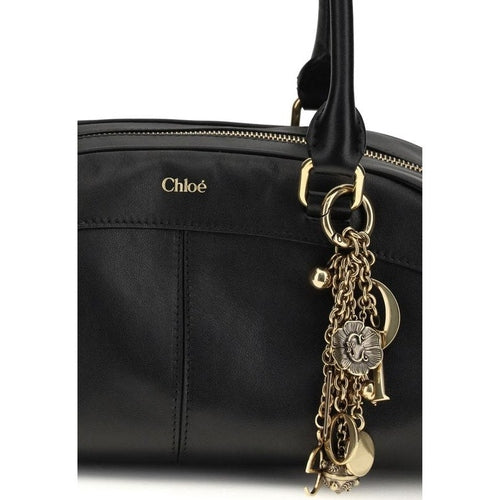 Chloé Black Calf Leather Bos Taurus Handbag
