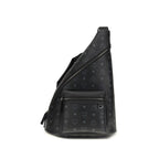 MCM Black Fabric Backpack