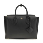 MCM Black Calf Leather Bos Taurus Handbag