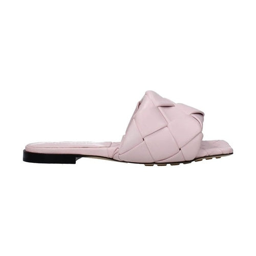 Bottega Veneta Multicolor Calfskin Flat Sandals