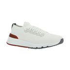 Brunello Cucinelli White Cotton Low Top Sneakers