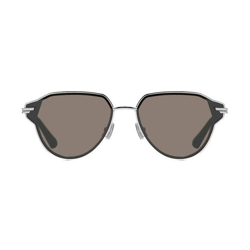 Bottega Veneta Silver Metal Sunglasses