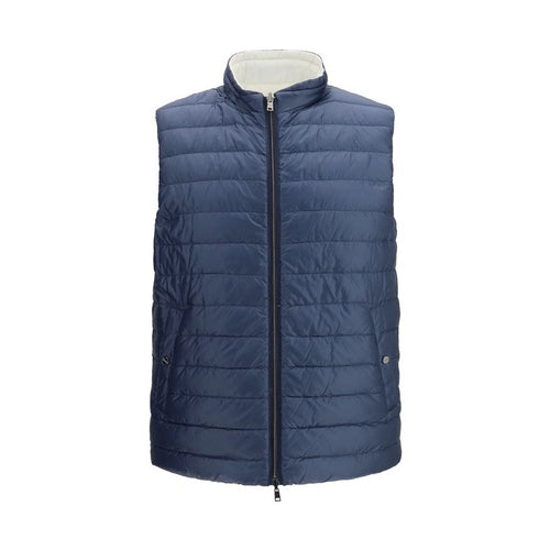 Herno White Polyamide Sleveless Jacket