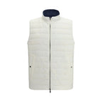 Herno White Polyamide Sleeveless Jacket