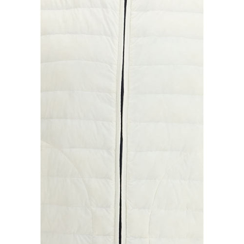 Herno White Polyamide Sleeveless Jacket